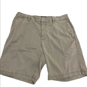 Zachary Prell Catalpa lightGreen, cotton, Flat front shorts, 34